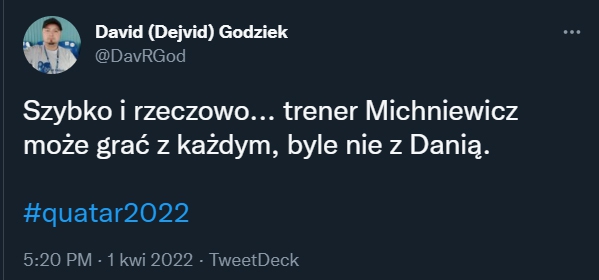 Michniewicz WSKAZAŁ DRUŻYNĘ, na którą nie chce trafić w grupie!